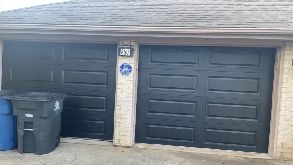 black garage doors near you