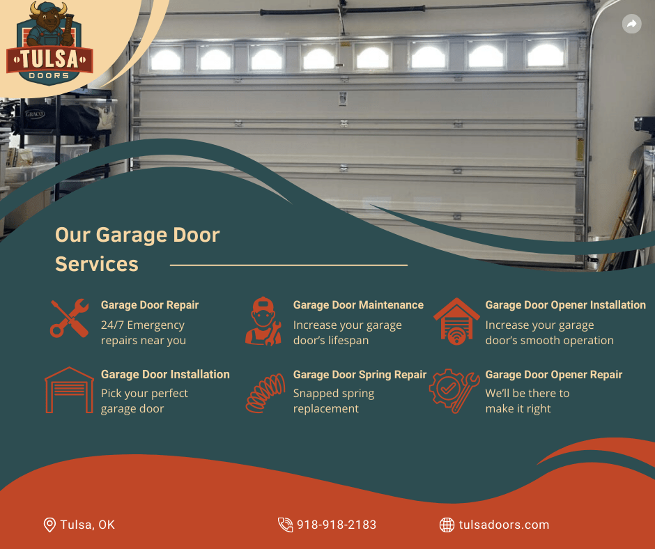 Best garage door repair company near you in Tulsa, OK